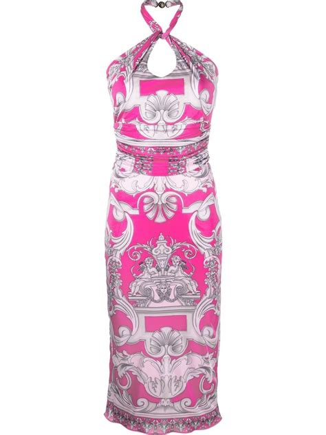 versace silver baroque|versace baroque print dresses.